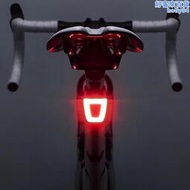 美利達通用安全帽尾燈自行車燈夜騎警示燈USB充電高亮防水騎行裝備