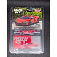 Mini GT Lamborghini Revuelto - 1:64, Arancio Dac Lucido (2025 MIJO Exclusives - Limited Edition)