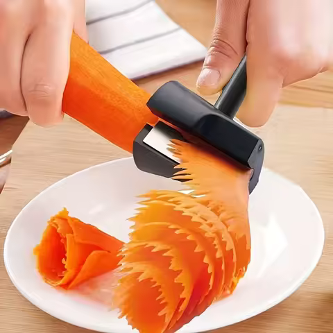 1PC Multi Functional Rotary Flower Cutter, Rotary Funnel Shredder, Melon, Fruit, Vegetable Flower Cu