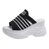 Womans Wedges Sandals Thick Soled 8cm Sandals Superem Kasut Wanita Size 34-39