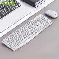 Acerชุดคีย์บอร์ดและเมาส์ไร้สายคีย์บอร์ดและเมาส์ USB เงียบ คอมพิวเตอร์ตั้งโต๊ะ โน๊ตบุ๊ค เกมสำนักงานโด