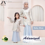 ❈✗♂✿BAJU KURUNG IBU DAN ANAK RAYA SEDONDON 2021  ZOE ARISSA NEW Moden Pahang Riao Kids Plus Size Brocade Pastel