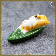 [Valitoo] แมวการ์ตูนน่ารักเซรามิกแท่นจุดเครื่องหอมปลั๊กธูปกระธางธูปกำยานเครื่องประดับ