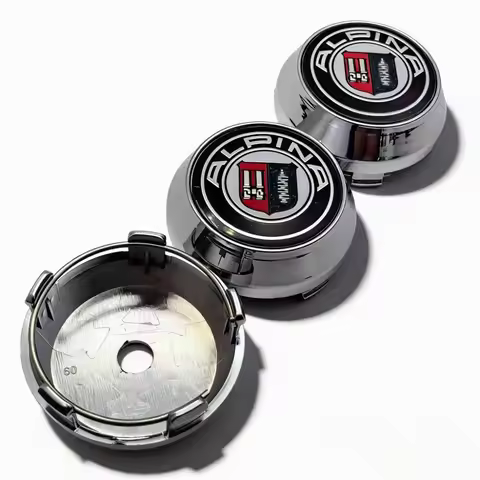 4pcs Alpina Logo Emblem Badge Car Wheel Center Caps 60MM 56MM Wheels Hub High Cap Rim Hubcaps Dust C