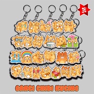 NEWEST COOL CUTE CHIBI KUICNG KEYCHAIN CHIBI CAT KEYCHAIN MURAH CRYING COOL STYLE TERLOPE LOPE NEWES