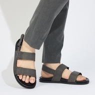 Giày Sandal Nam MWC 7085 - Sandal Nam 2 Quai Ngang May Viền Chỉ Nổi Sắc Nét