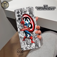 HP Latest Samsung A72 5G Case - Spiderman Fashion Case - Samsung A72 5G Softcase - Pro Camera Case -