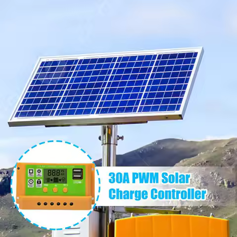 Solar Charge Controller Inverter 30A PWM Solar Charge Controller Battery Intelligent Regulator With 
