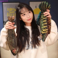 HONEYHIVE​ Simulation Fish Plush Pillow, Perch Grouper Cartoon Fish Plush Toy, Fish Stuffed Doll Stu