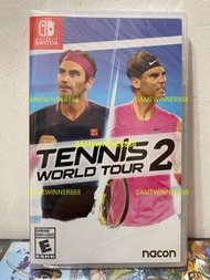 《今日快閃價》全新 Switch NS遊戲 網球世界巡迴賽2 Tennis World Tour 2 美版中英文版