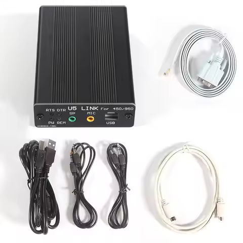 U5 LINK Radio Connector Adapter Dedicated Radio Connector Convenient for YAESU FT-450D/FT-950D/DX120