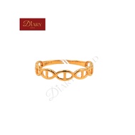 916/22K RING FASHION CHAIN LINK YELLOW GOLD