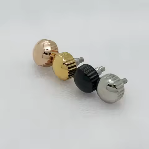 5.7mm5.8mm5.6mmWatch Knob Head Chronograph Part Stainless Steel Crown Suitable for Carter Sandos Sei
