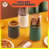 Brother's Shop Cutlery Holder - Nordic Pattern Cutlery Drainer - 100478