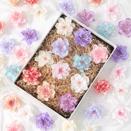 1/5Pcs Faux Flower Heads Artificial Silk Flower Heads DIY Fake Flowers Craft Supplies Wedding Party 