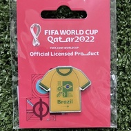 Genuine 2022 Katar World Cup Jersey Badge Brazil Fan Merchandise uuu7.7