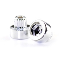 Chrome Universal  Wheel Rivets Nuts For BBS RS Rim Lip Decoration Replacement Rivets 6.2mm Hold Size
