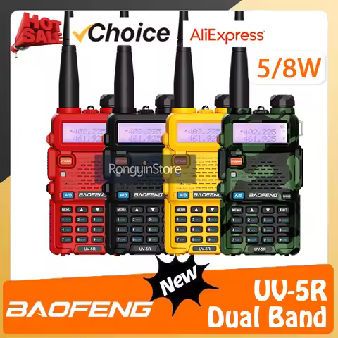 Optional 5W 8W Baofeng UV-5R Walkie Talkie 5-8km Baofeng UV5R Walkie-talkie UV 5R FM Radio Amateur H
