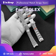 Apply To ROLEX Watch Strap, 21mm 904L Stainless Steel Replacement Band For Datejust 126334 Men'S