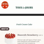 Tous les jours Heavenly Stawberry Cake Medan / Birthday Cake Korea