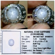 NATURAL STAR BLUE SAFIR SRILANKA SAPPHIRE CEYLON - Ada Ruby Birma