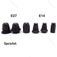 5pcs AC 220v E27 E14 half full tooth Screw light Table Lamp Base socket Plug Replacement Bulb Holder