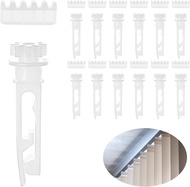 24 Pcs Vertical Blinds Repair Kit Carrier with Stem and Gear Blind Clips Window Blinds Replacement P