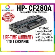 Compatible Toner HP CF280A/ 80A/ HP80A For LaserJet Pro 400 M401 M401d M401n M401dn M401dne M401dw M