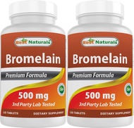 Bromelain 500mg 120 Tablets (120 Count (Pack of 2))