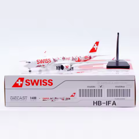 XX40284 Alloy Collectible Plane Gift JC Wings 1:400 Swiss Airlines Airbus A350-900XWB Diecast Aircra