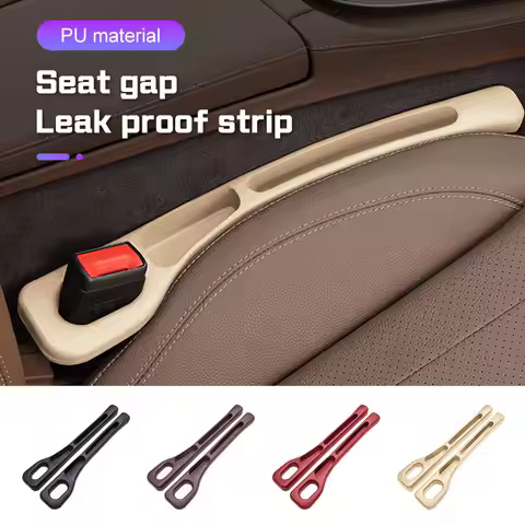 2pcs Universal Car Seat Gap Plug Seam Seat Side Slot Filling Strips For BMW E38 E46 F15 E90 E92 E87 
