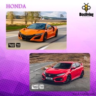 Honda - ( SERIES 1 ) - Touch n Go Card Sticker Cover (Waterproof, High Quality) ,TNG CARD sticker