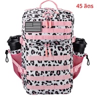 45L กระเป๋าเป้สะพายหลังยุทธวิธีผู้ชายกีฬากันน้ํากลางแจ้ง Travel GYM เดินป่า Bug OUT BAG ทหารการล่าสั