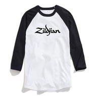Zildjian Logo 七分袖T恤 2色 電吉他音響滾金屬龐克搖滾樂團 Rock Metal Punk