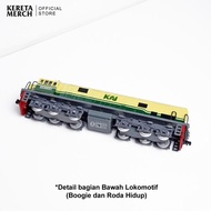 MINIATUR KERETA API INDONESIA MAINAN LOKOMOTIF ANAK DIECAST MAKET SEPUR CC 201 PJKA VINTAGE SOUVENIR