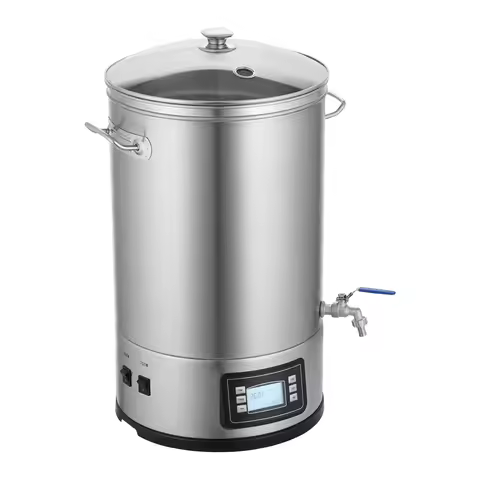 SucceBuy Electric Brewing System 8 GALLON Brewing Stock Pot All-in-One Home Beer Brewer 304 Stainles