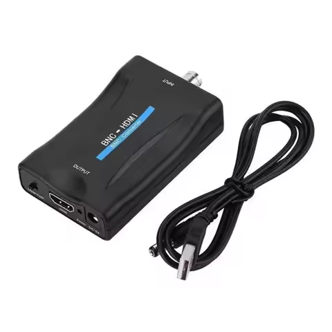 BNC To HDMI Video Converter Adapter Box for Security Recorder Camera DVR Monitor TV 1080P/720P HD To