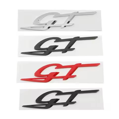 Car 3D ABS GT Logo Decals Emblem Badge Sticker For Levante Quattroporte Ghibli Modena GT MC20 2023 S