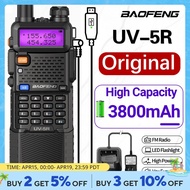 BAOFENG เครื่องรับส่งวิทยุมือถือ3800มิลลิแอมป์ต่อชั่วโมง, เครื่องชาร์จยูเอสบียูเอชเอฟวีเอชสายคู่ส่งสัญญาณวิทยุสองทางวิทยุแฮมสำหรับ K5ยูวีแบนด์