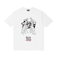 101 Dalmatians White Short-Sleeved T-Shirt American Cartoon 101 Dalmatians Print All-Match Loose T-S