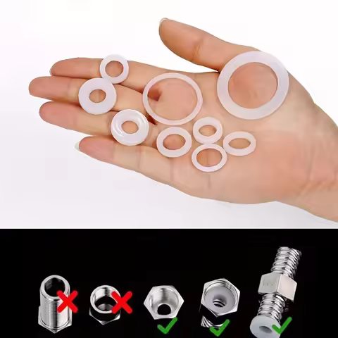 22/60PCS Silicone O-Ring Seal for Faucet Repair Kitchen Bathroom Shower 4/6 Split Pad Ring Multiple 