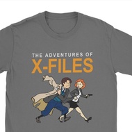 Tin Tin X Files T Shirt Men Cotton Humorous Tops T Shirts Mulder Scully DanaDuchovny Cases Tv Tshirt