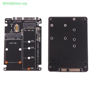 WithBetter   SATA 60Gbps To M2 NGFF SATA SSD MSATA SSD Adapter MSATA To SATA M.2 NGFF To SATA Hard D