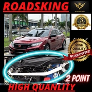 HONDA CIVIC FC FRONT STRUT SAFETY BAR 2 POINT HIGH QUALITY