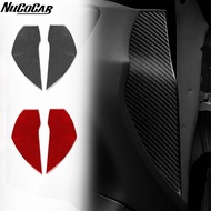 For Benz GLE GLS W166 2016-2019 Carbon Fiber Door slot Panel Trim Cover Car Accessories Interior Dec