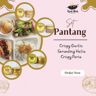 Set Pantang Crispy Garlic | Serunding Halia | Peria Crispy