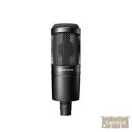 Audio-Technica AT2020 Condenser Microphone XLR for Video Streaming, Home Recording, Podcast, Live Co