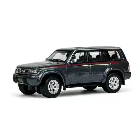 1:64 Diecast Nissan Patrol 1998 Y61 Car Model Paudi 1/64 Scale Metal Diecast Miniature Vehicle Toys