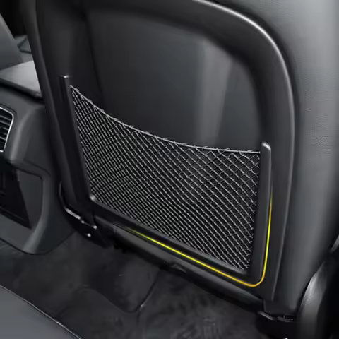 Car Rear Seat Back String Net Mesh Storage Pocket Organizer For Audi A4 B8 A5 Q3 A3 A6 C7 Q5 B9 Q7 A