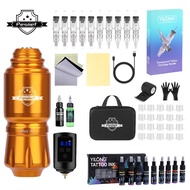 YILONG【ชุดอัพเกรดใหม่ 2024】เครื่องสัก ปากกาสักไร้สาย อุปกรณ์ปากกาอินเตอร์เฟส RCA ไฟฟ้าของญี่ปุ่น